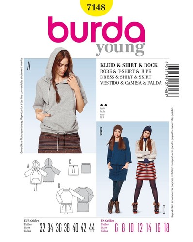 Burda schnittmuster 7148 - burda,