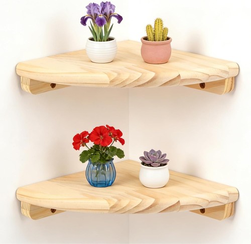Eckregal holz 29x23cm - eckregal,