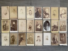 24 Original Vintage CDV /