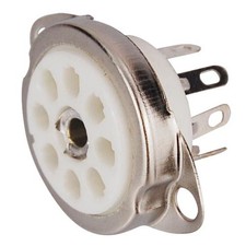 Röhrensockel Röhren Sockel Röhrenfassung zum Einbau 8-Pin mit Lötfahne