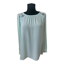H&M Bluse Damen Gr 50 Mint