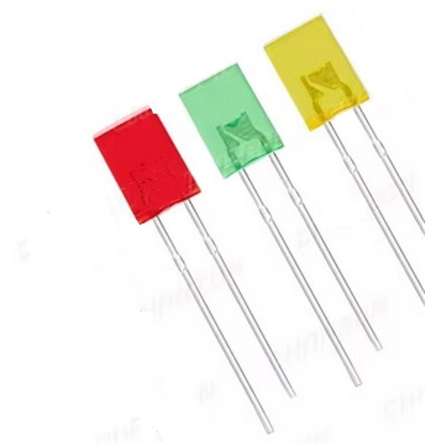 Led rechteckig 2x5x7mm - ,