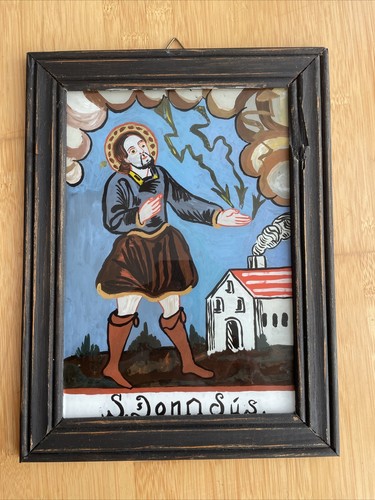 Alte hinterglasmalerei - alte,