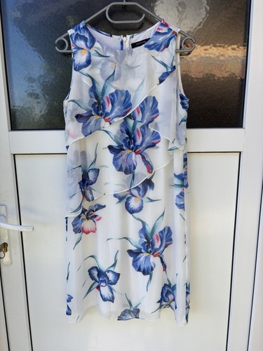 Comma sommerkleid weiß blau - comma,