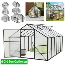 Gewächshaus Gartenhaus Tomaten Treibhaus Frühbeet Pflanzenhaus Alu mit Fenster