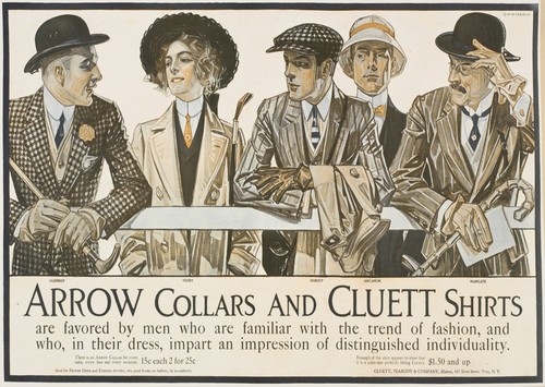 Vintage-Mode-Werbeplakat