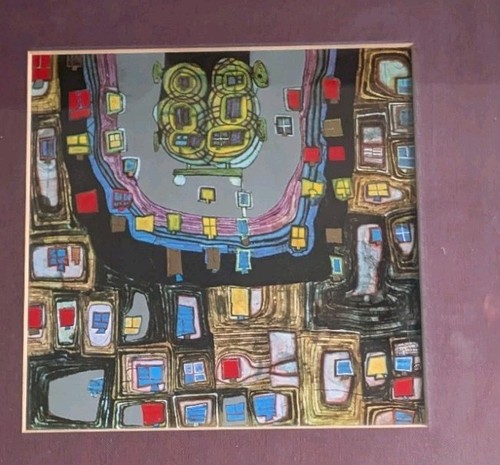 Hundertwasser kunstdruck werk - hundertwasser,
