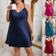 Übergröße Damen Satin