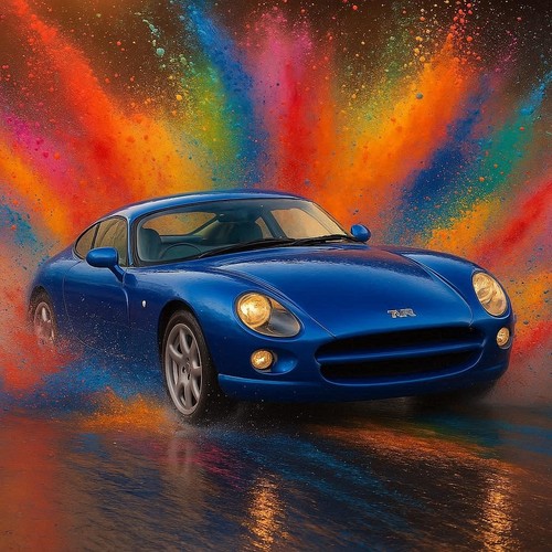 Tvr cerbera blau silber weiß - cerbera,