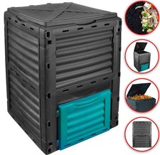 DMS KP-300 Komposter Gartenkomposter Thermokomposter 300 Liter