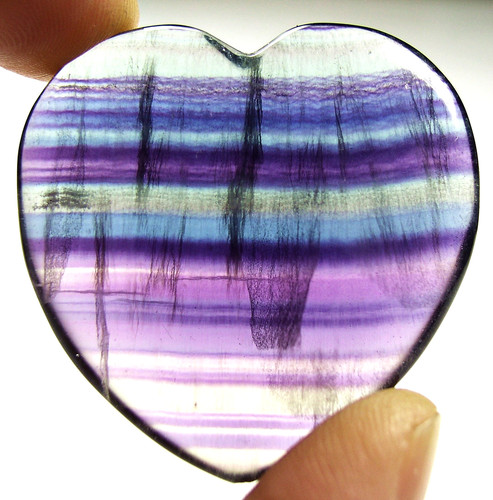 Fluorit regenbogenfluorit herz - regenbogenfluorit,