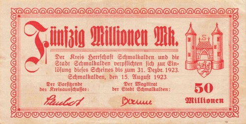 Schmalkalden kreis und - und, stadt