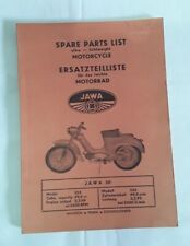 alter Jawa 50 Ersatzteilliste Vintage Motorrad Moped Vintage Katalog 