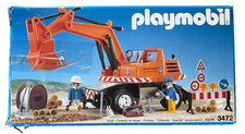 ORIGINAL Playmobil 3472 Bagger mit kompletten Zubehör in Bestzustand!