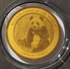 GOLDMÜNZE - CHINA PANDA BÄR