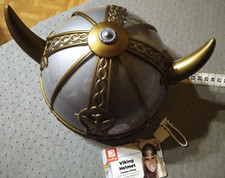 Wikingerhelm neu, Kunststoff, neu - kleine Kopfgröße, Umfang ca. 57 cm