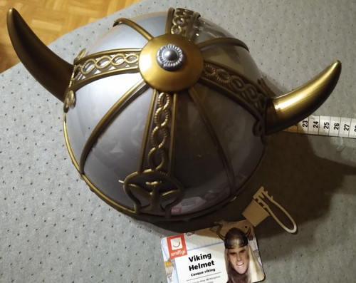Wikingerhelm neu kunststoff - wikingerhelm,