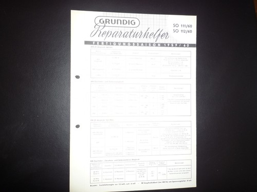 Original service manual - original,