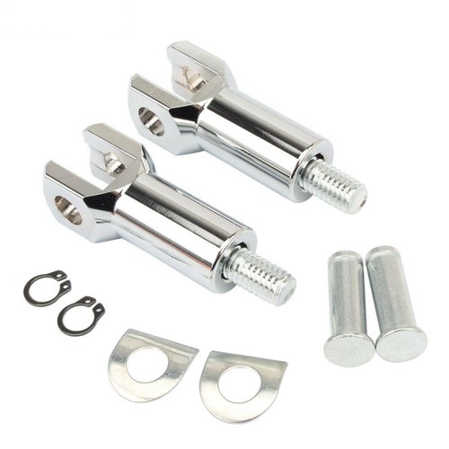 Chrom sozius fussrasten halter - sozius, fussrasten-halter