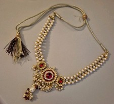 Indisch Mode Bollywood Schmuck Vergoldet Halskette