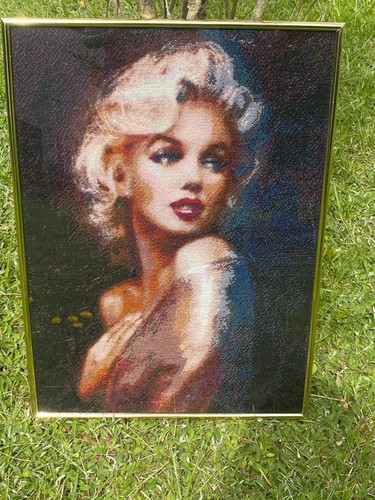 Bild marilyn monroe stickerei - bild,