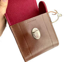 Original Leder Köcher Ledertasche Fernglas Carl Zeiss Jena braun 8 x 30