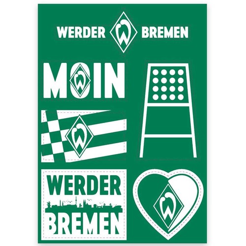 Werder bremen aufkleber - sv,