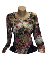 Damen Pullover Oberteil Langarmshirt Gr. XL von Lea H. toller Print
