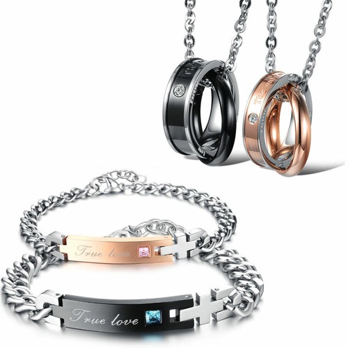 Partner schmuckset edelstahl - partner,