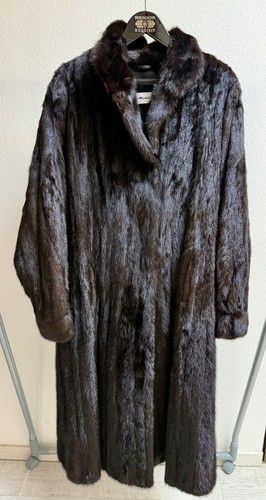 Nerzmantel schwarz - nerzmantel, in
