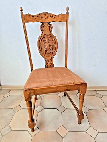 Alter stuhl neu gepolstert - stuhl,