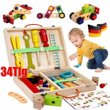 34tlg Werkzeugkoffer Kinder