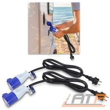 ENVA 2x CEE ADAPTER KABEL SCHUKO auf CEE STECKER 150cm CARAVAN BOOT WOHNWAGEN