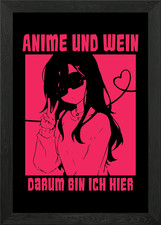 Deutscher Anime gerahmtes