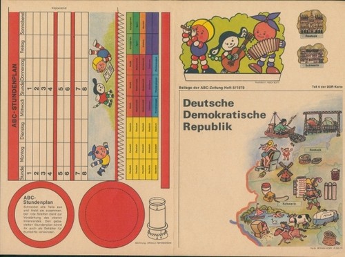 Stundenplan ddr beilage der - stundenplan,