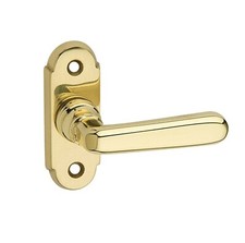 Halbolive Fenstergriff Messing