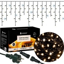 LED-Lichtvorhang 500 LED Flash Funktion 22,5m Weihnachtsbeleuchtung Lichterkette