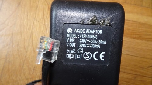 Adaptor 4120 a00643 230v - ac,