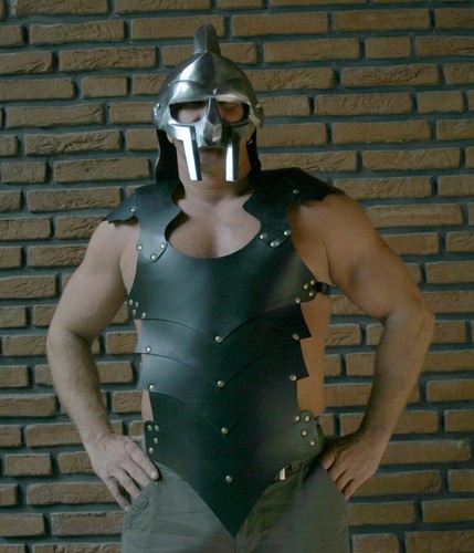 Gladiator leder rüstung - leder,