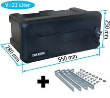 Deichselbox mit Montagesatz für Anhänger, Staukiste, Just Daken B23-1 + VH401