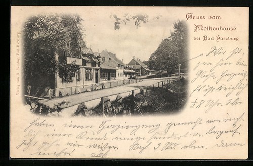 Ansichtskarte bad harzburg - ansichtskarte,
