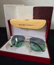 CARTIER Romance Santos Palladium Brille Sonnenbrille Vendome Tank 58/18 Platin