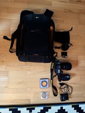 Nikon D7100 DSLR Kamera + 2 Objektive (18-105mm & 35mm 1.8G) + viel Zubehör