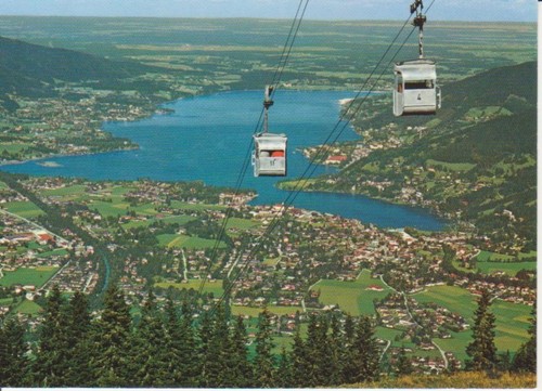 Tegernsee panorama uferorte - tegernsee,
