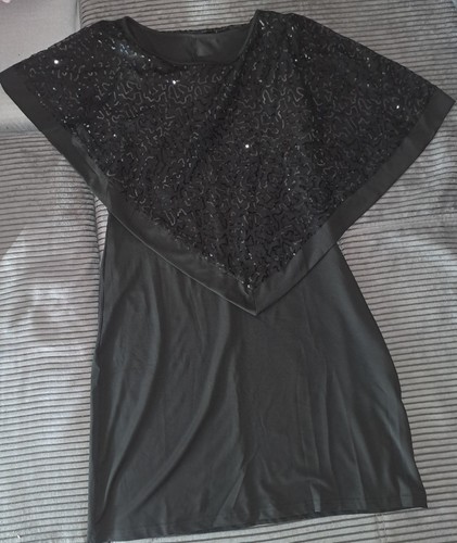 Neu kleid schwarz - schwarz, pailletten