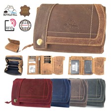 Geldbörse RFID Büffelleder