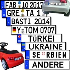 Name kennzeichen aufkleber - kennzeichen,