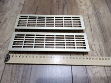 2x Lüftungsgitter Aluminium Stegblech Lamellengitter Heizungsgitter 25 x 7 cm