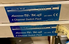 American DJ, Adj, BK-4S, 4 Kanal Switch Pack, neu, ovp