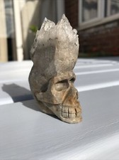 Handgeschnitzter Druse Quarz